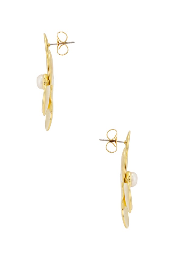 view 2 of 2 Flora Earrings in Gold