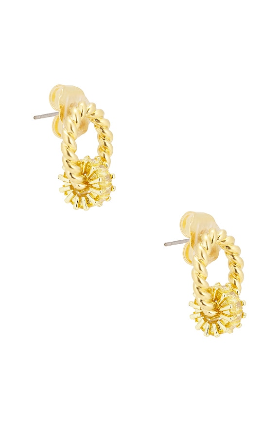 view 2 of 3 Promise Earrings in Lemon
