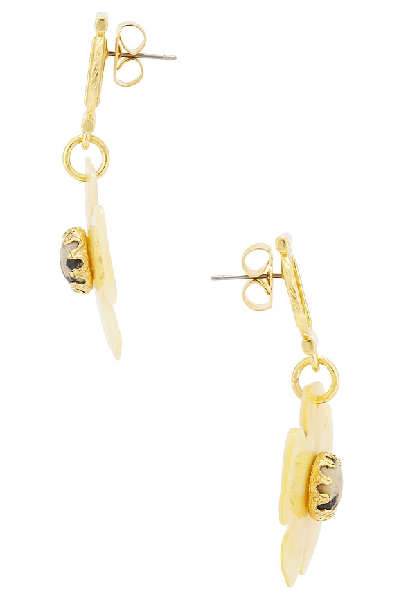 view 2 of 2 Moonflower Earrings in Mop