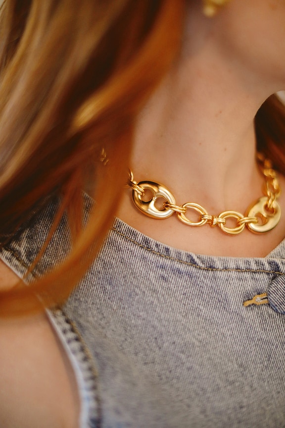 view 2 of 3 COLLAR BENJI in Gold