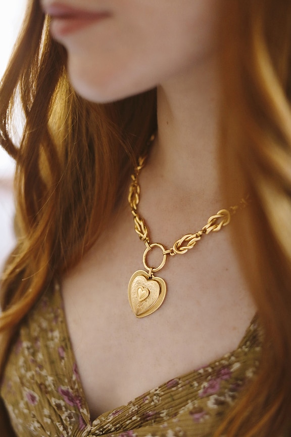 view 2 of 4 Provence Necklace in Gold