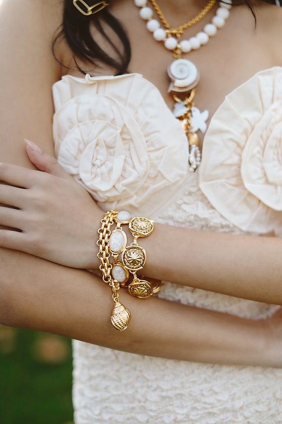 view 2 of 2 La Mer Bracelet in Gold