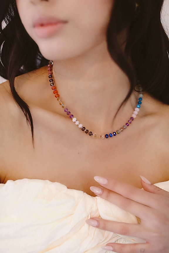 view 2 of 2 Stardust Necklace in Multi