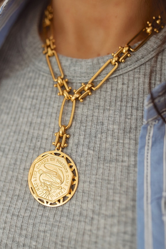 view 2 of 2 Rhode Necklace in Gold