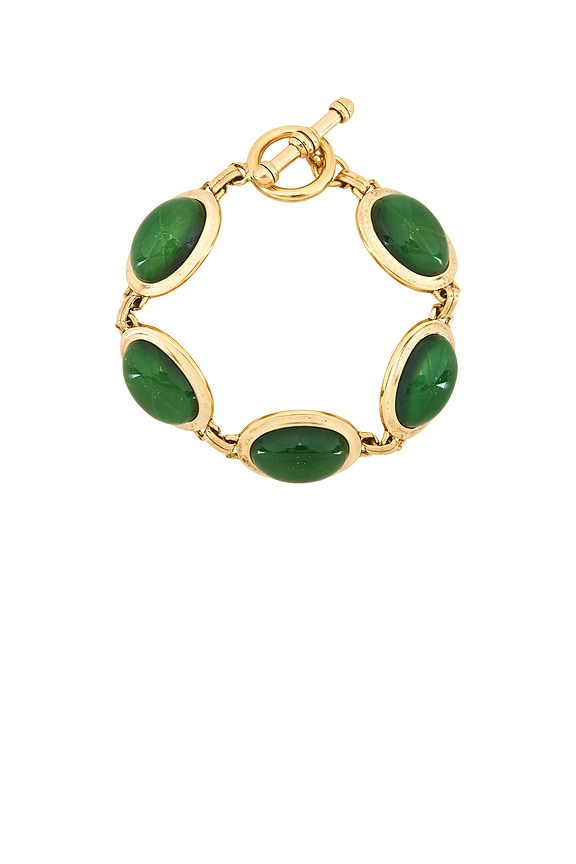 view 2 of 3 BRACELET MOJITO in Gold & Green