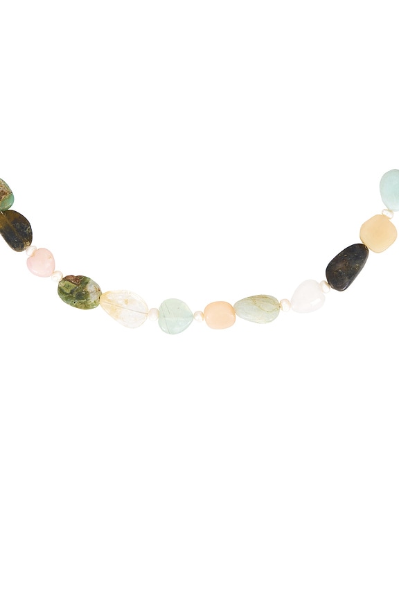view 2 of 2 Brooke Necklace in Pastel Gemstone Multi