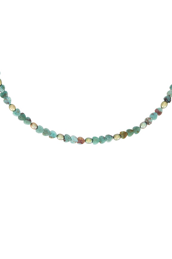 view 2 of 2 Paz Necklace in Turquoise