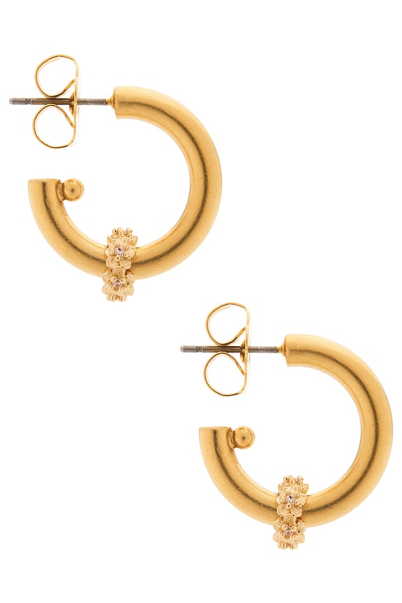 view 2 of 3 Bay Hoops in Gold