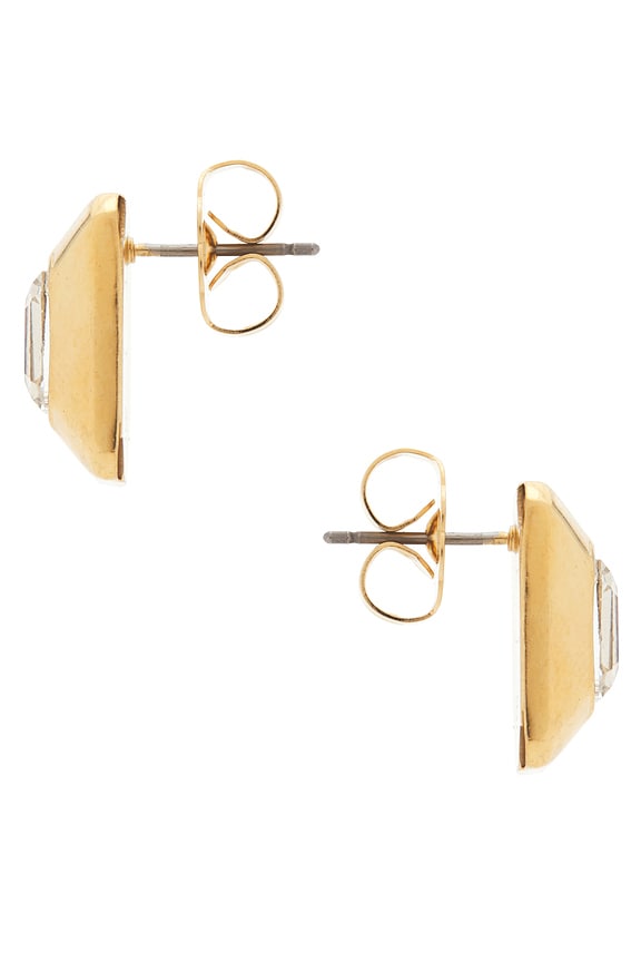 view 2 of 2 Heritage Earrings in Gold & Crystal