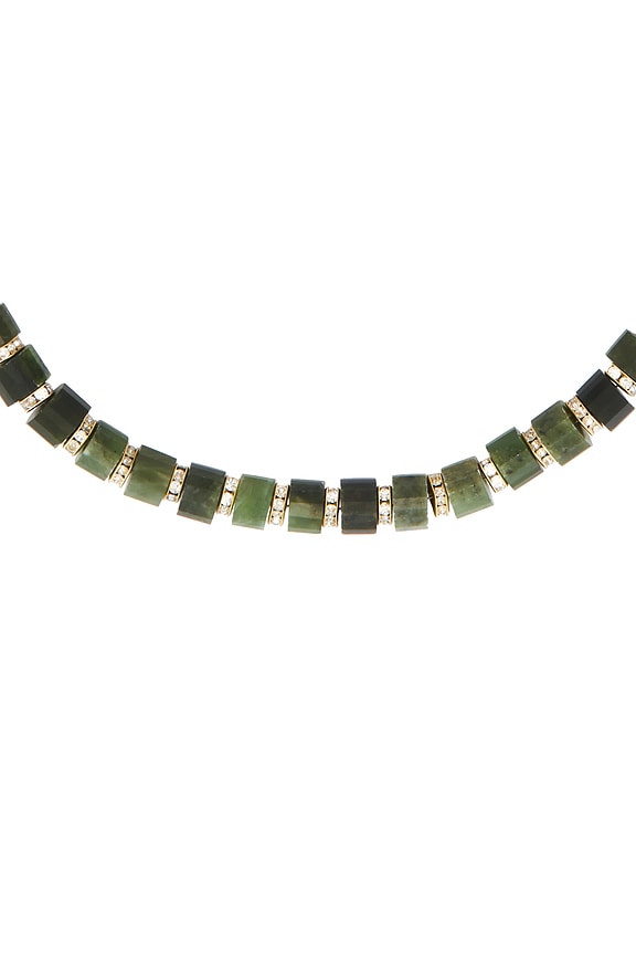 view 2 of 3 COLLAR DE CUENTAS GLIMMER in Canadian Green Jade