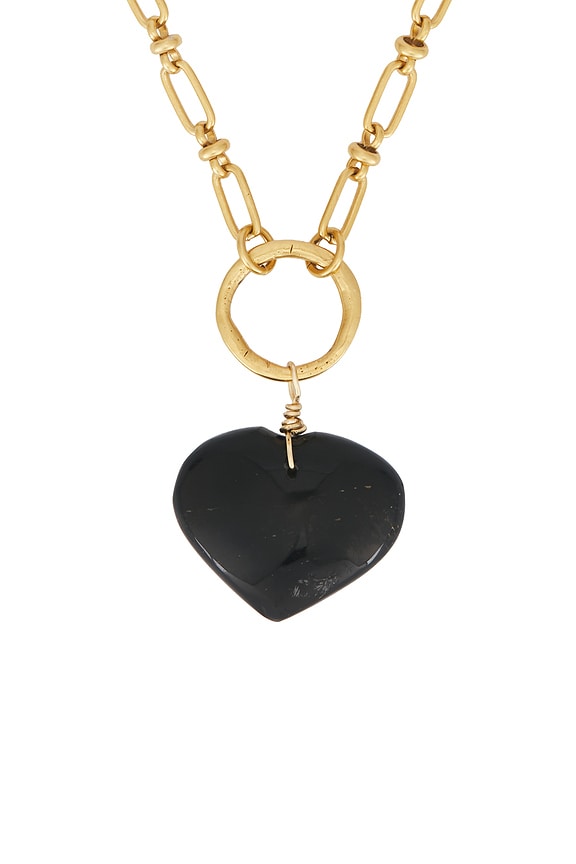 view 2 of 3 SAUTOIR PENDENTIF CECILIA in Gold & Smoky Quartz