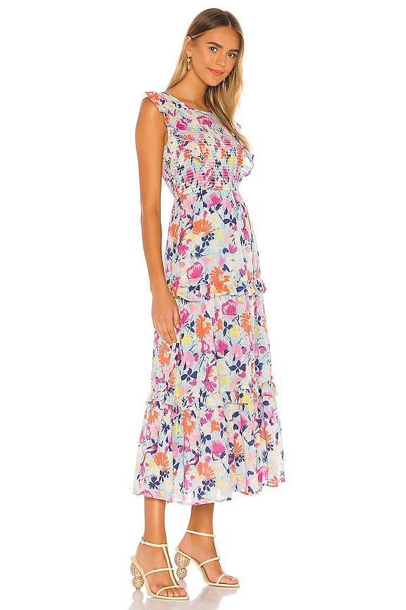 view 2 of 3 Iris Dress in Fiesta Sky Blue