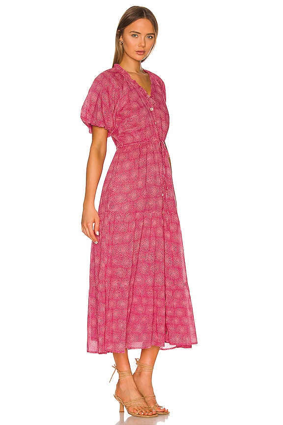 view 2 of 3 Poppy Dress in Petal Power Fuchsia