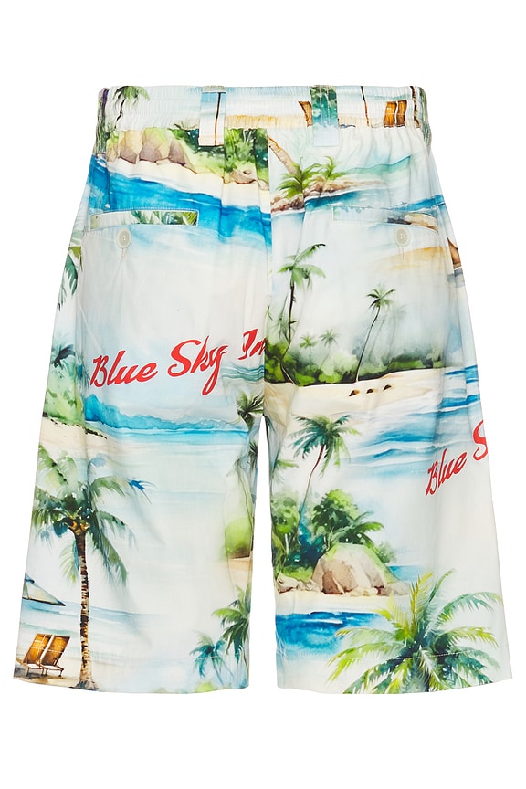 view 2 of 3 Island Poplin Shorts in White