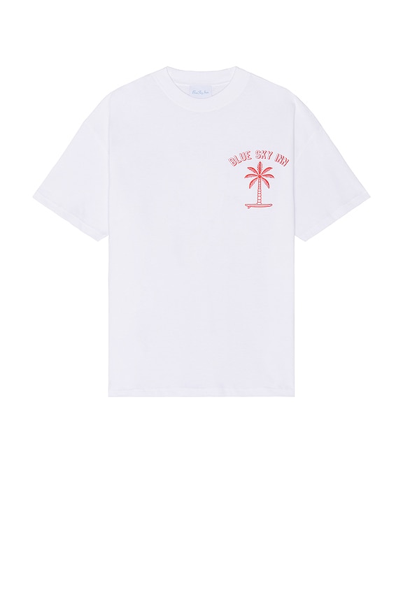 view 2 of 3 Surf Palm T-Shirt in White
