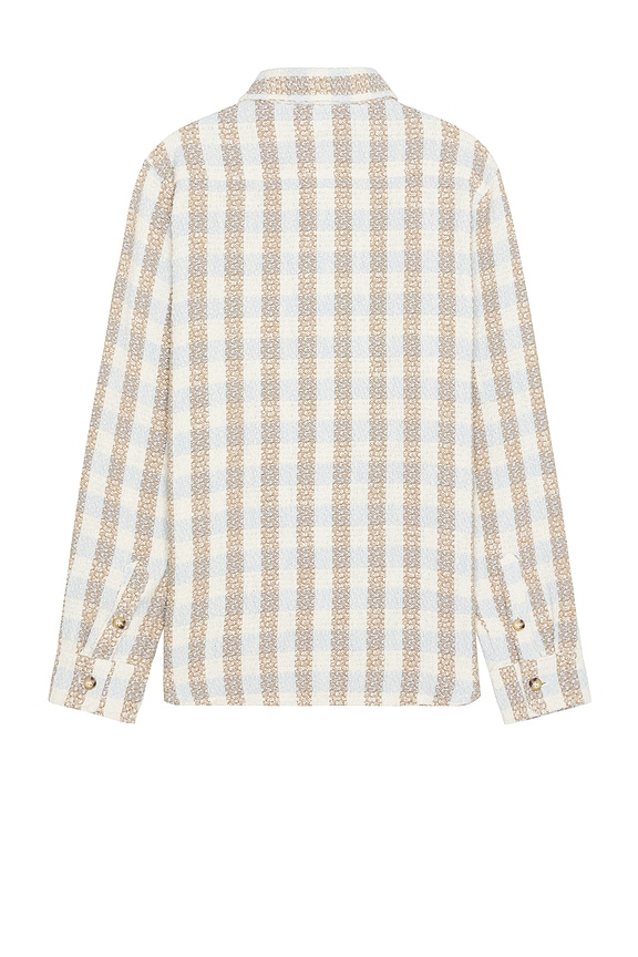 view 2 of 4 Boucle Long Sleeve Shirt in Check