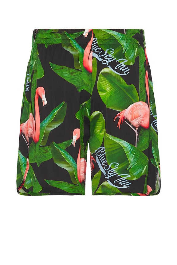 view 2 of 3 Flamingo Swim Shorts in Green