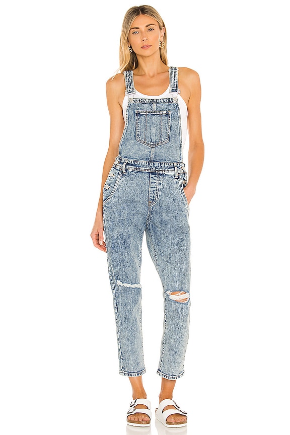 view 1 of 3 Denim Overalls in Knees Weak