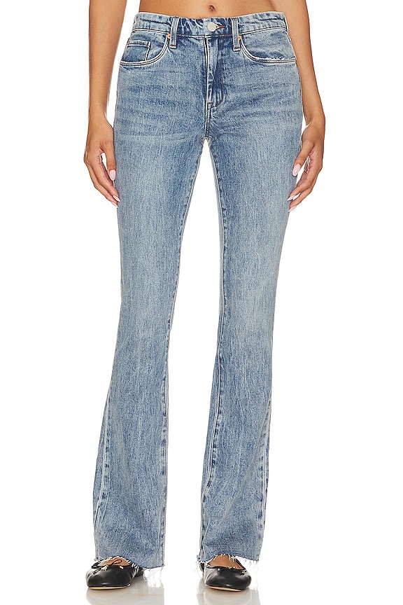 view 1 of 4 JEANS MINI BOTA DE CINTURA ALTA HOYT in Close Ranks