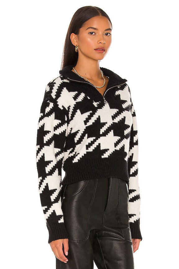 view 2 of 4 Houndstooth Sweater in I'm Royalty