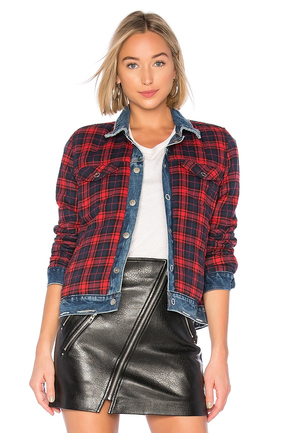 view 2 of 5 Reversible Plaid Jacket in American Pie