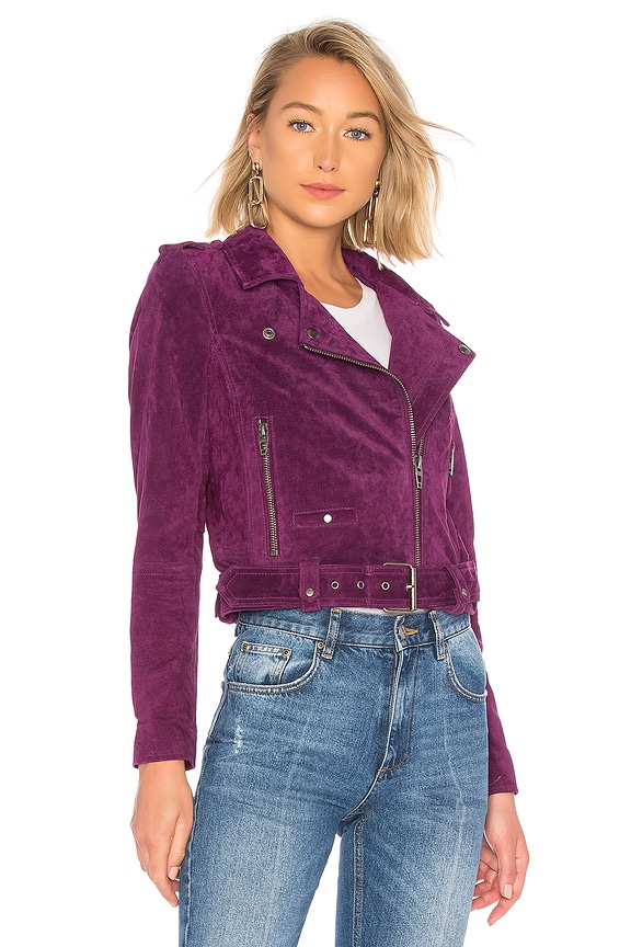 view 2 of 4 Suede Moto Jacket in Ursula