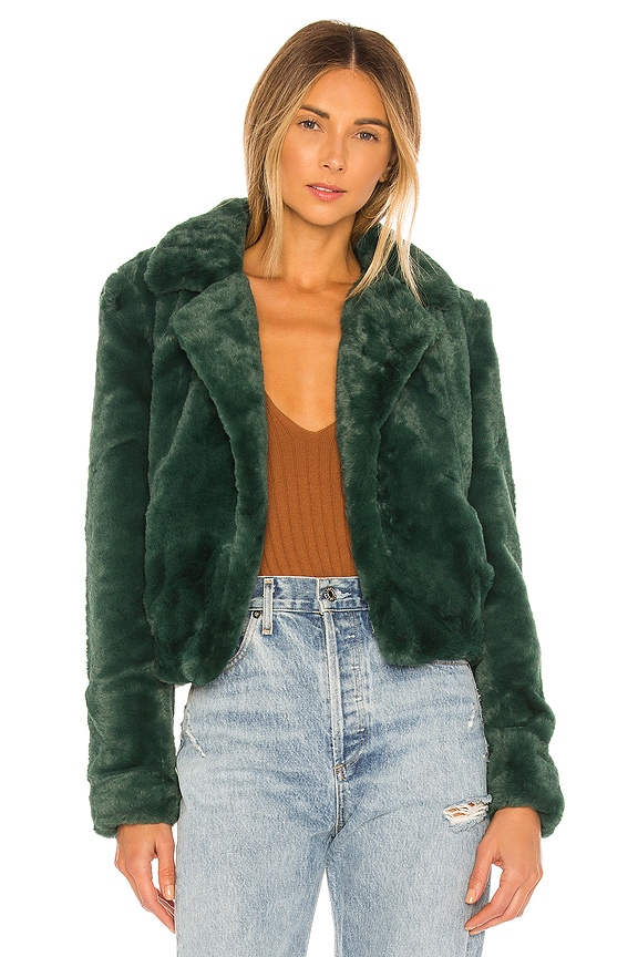 Faux Fur Moto Jacket