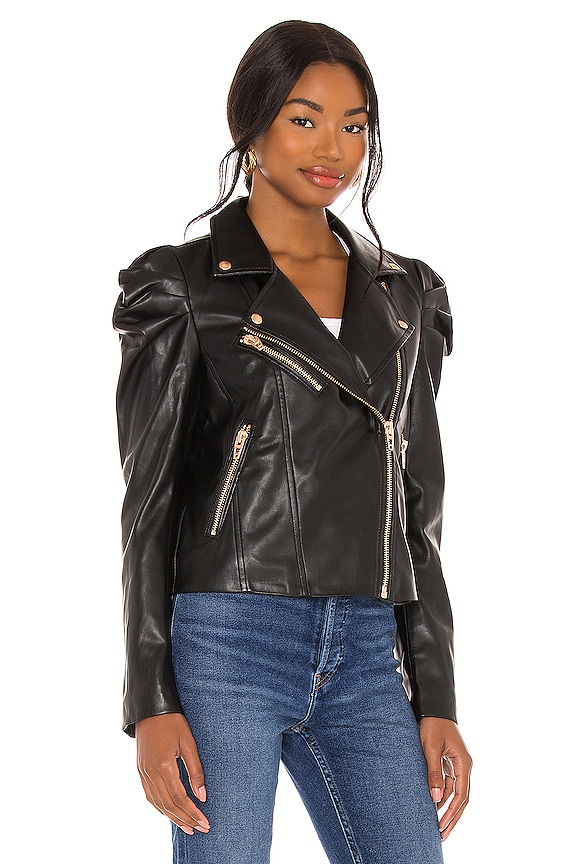 view 2 of 4 Faux Leather Jacket in Lonestar