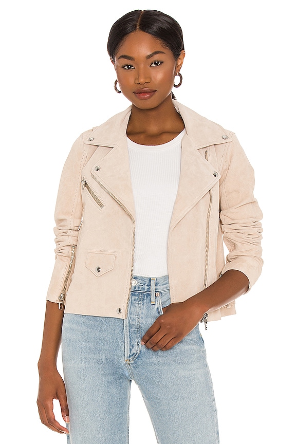 view 2 of 5 Suede Moto Jacket in Sunday Drive