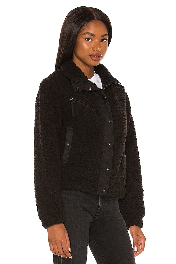 view 2 of 4 High Collar Sherpa Jacket in Soma Life