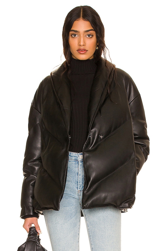 view 2 of 5 Tie Waist Puffer in The Love Doctor