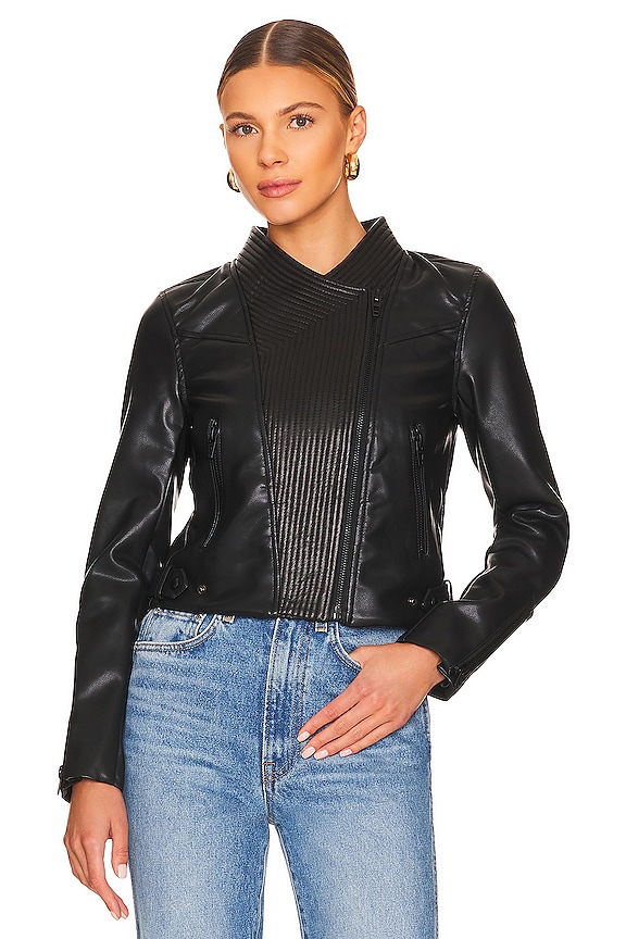 view 2 of 5 Faux Leather Jacket in Eye Catching