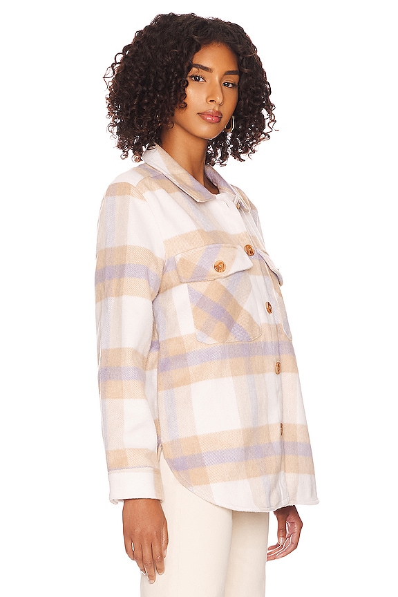 view 2 of 4 Double Stripe Shacket Up in Trail Blazer