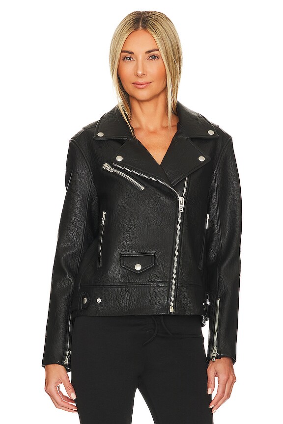 view 2 of 5 BLOUSON VEGAN LEATHER in Open Secret Ct