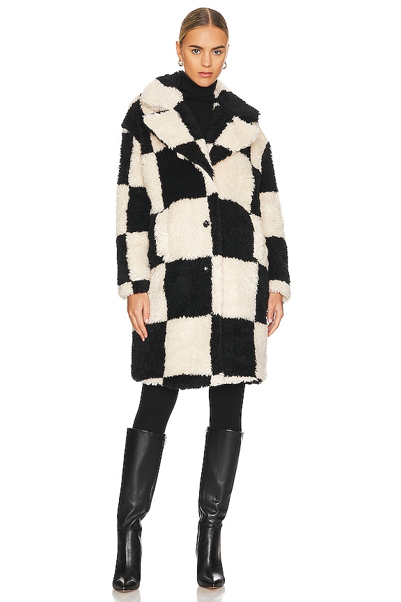view 2 of 4 Colorblock Faux Fur Jacket in Bold Move