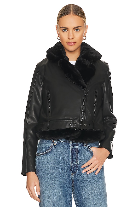 view 2 of 5 BLOUSON FAUX SUEDE in Perfect Night