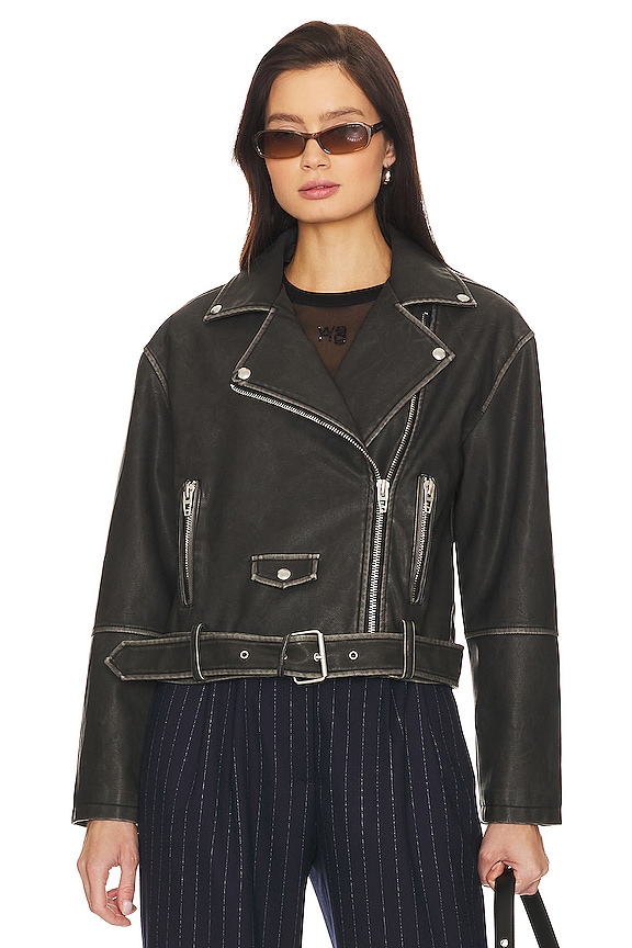 view 2 of 5 Leather Jacket in A-list