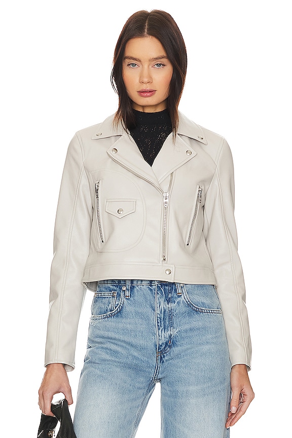 view 2 of 5 Leather Jacket in Lunch Date