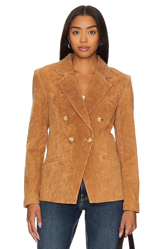 view 2 of 5 VESTE SUEDE in Tan