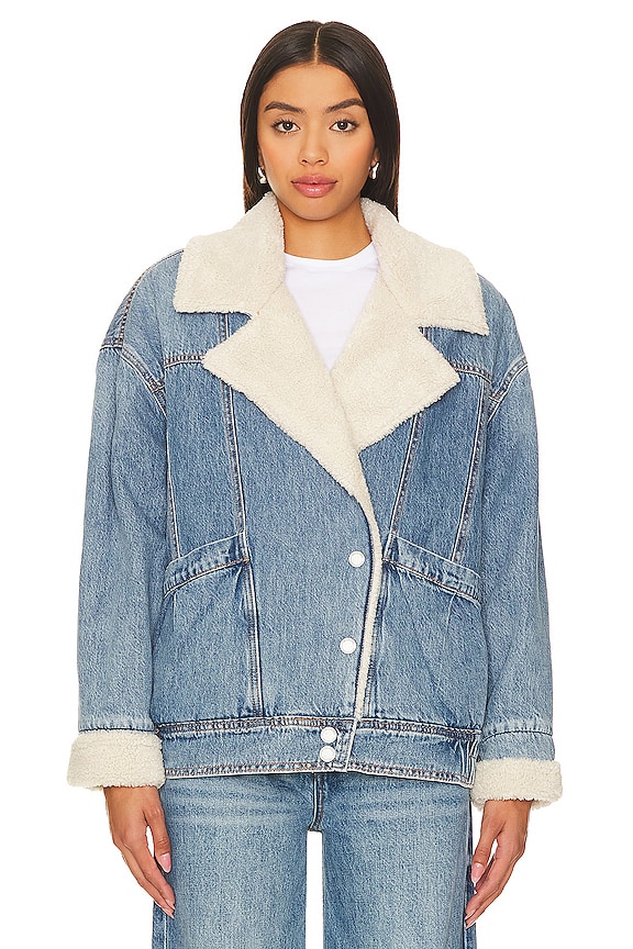 view 2 of 5 BLOUSON OVERSIZED EN DENIM in Crash Course