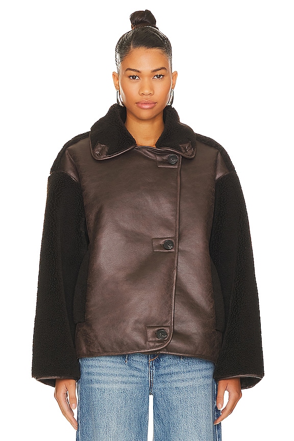 view 2 of 5 BLOUSON IMITATION CUIR in Luck Dip