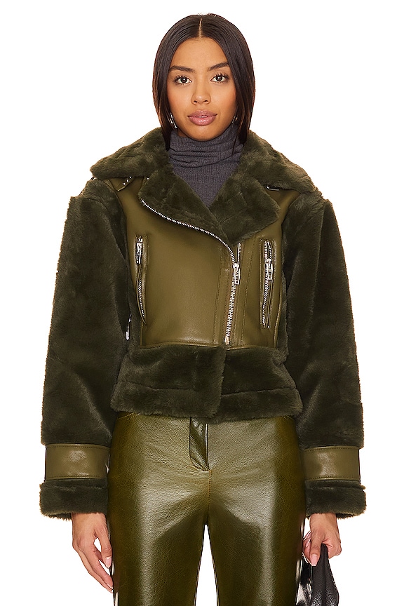 view 2 of 5 CHAQUETA PIEL SINTÉTICA in Mountain View