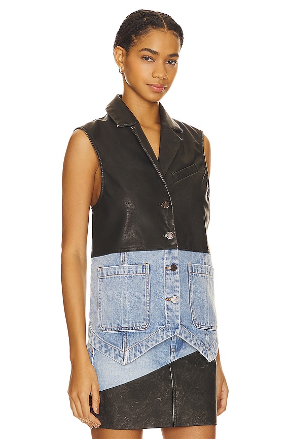 view 2 of 4 GILET EN JEAN in Born To Ride