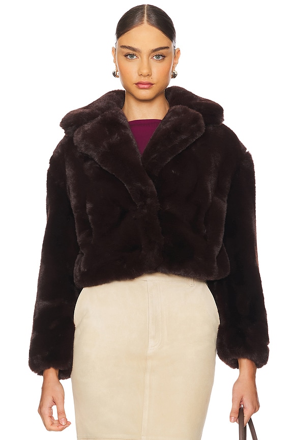 view 2 of 5 Faux Fur Jacket in Americano