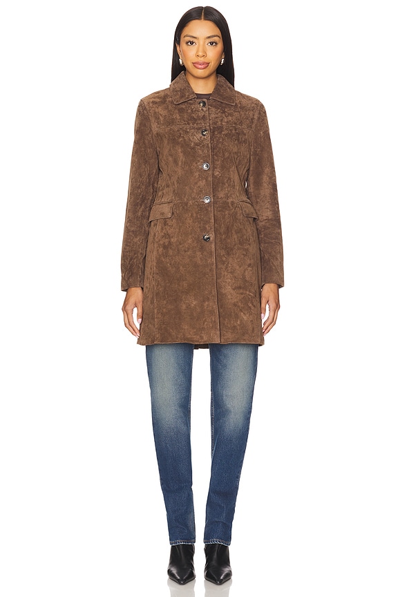 view 2 of 4 ABRIGO in Black Coffee