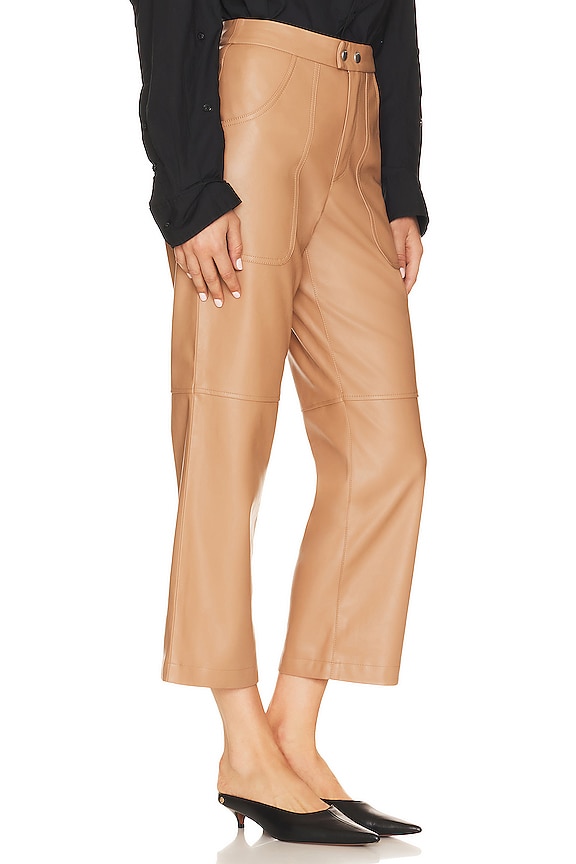 view 2 of 4 Faux Leather Pant in Lucky Number