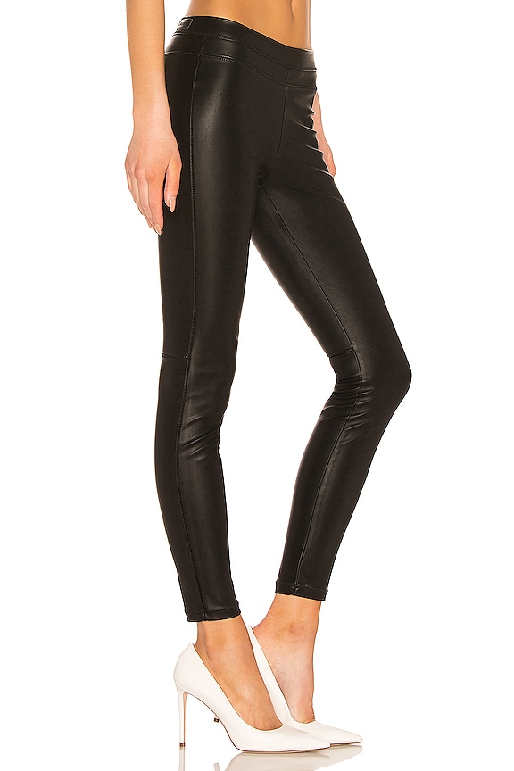 view 2 of 4 Pussy Cat Vegan Leather Legging in Pussy Cat