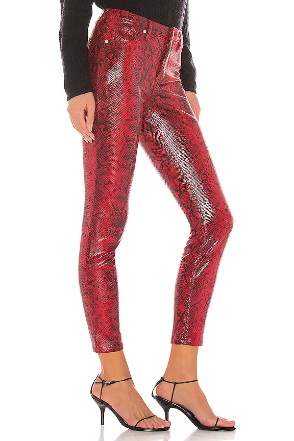 view 2 of 4 Faux Leather Firehouse Pant in Firehouse