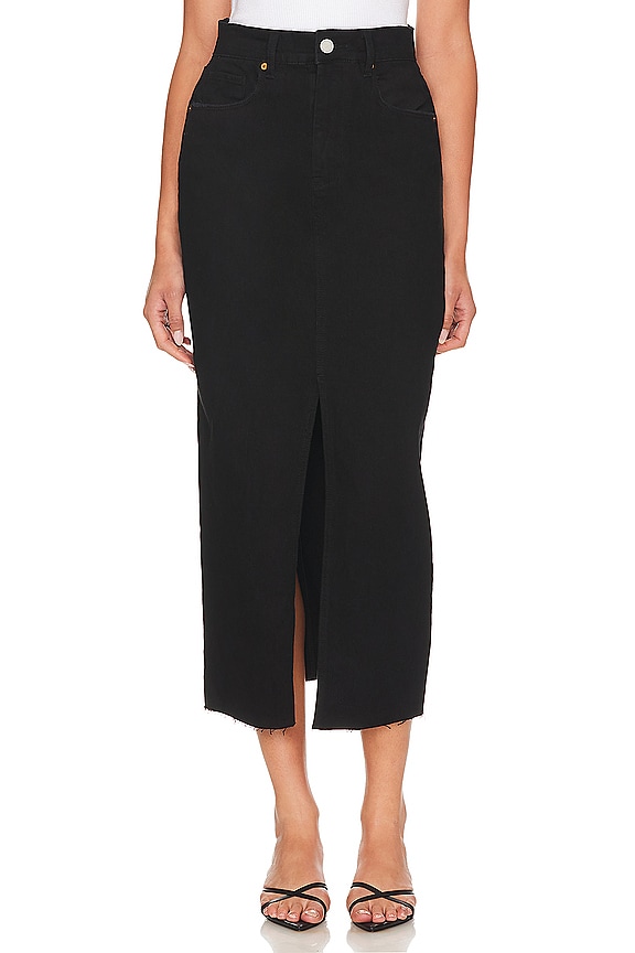 view 2 of 5 Denim Pencil Skirt in Needed Me