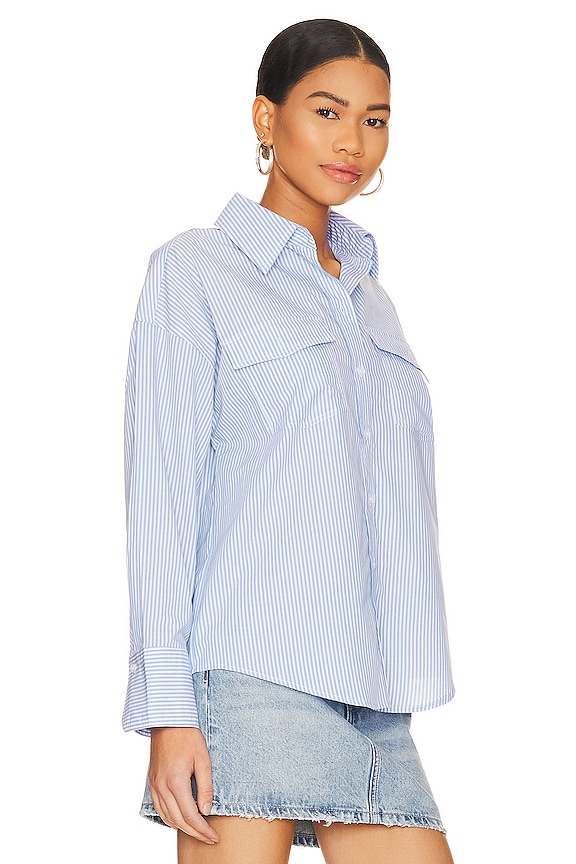 view 2 of 4 Button Up Shirt in Blue Sky